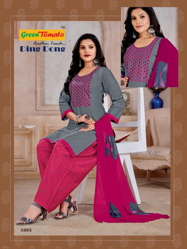 Ding Dong Patiyala Cotton Designer Exclusive Readymade Suit